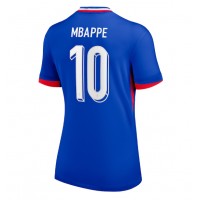 Echipament fotbal Franţa Kylian Mbappe #10 Tricou Acasa European 2024 pentru femei maneca scurta